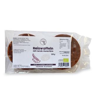 Reiswaffeln mit Carob-Kuvertüre